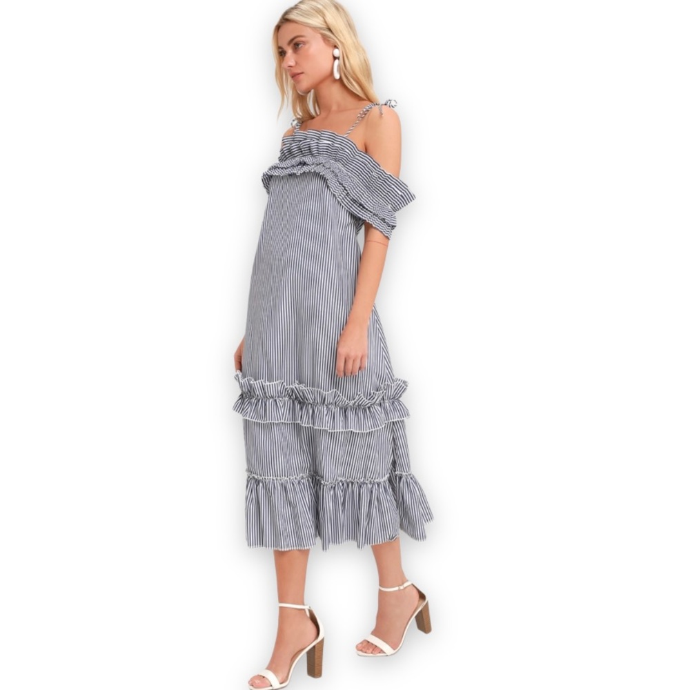 Lulus Off the shoulder Midi Dress Size S